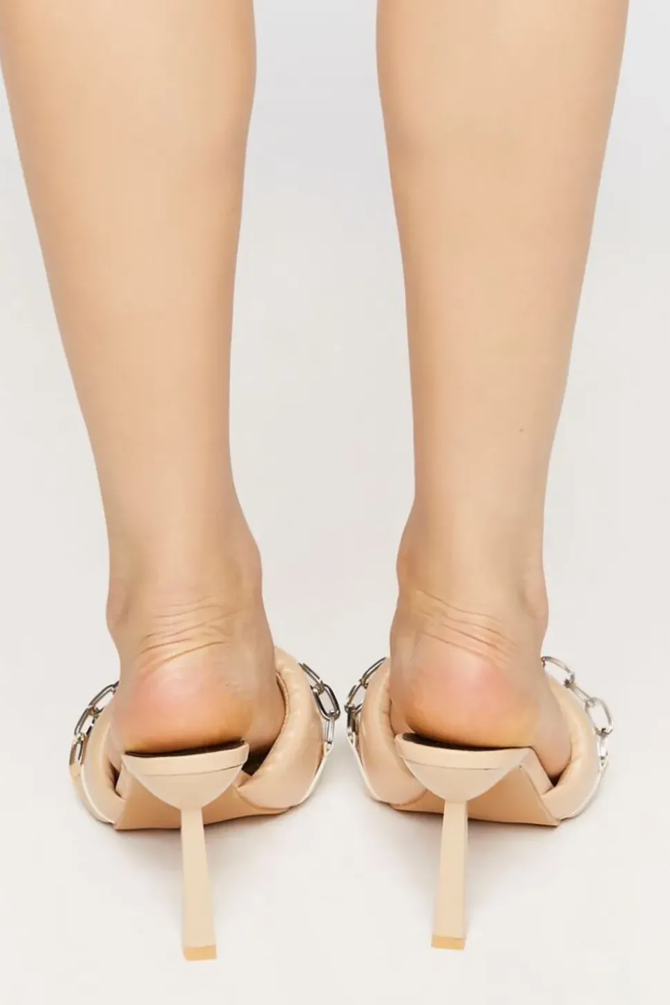 Slip-On Chain Heels