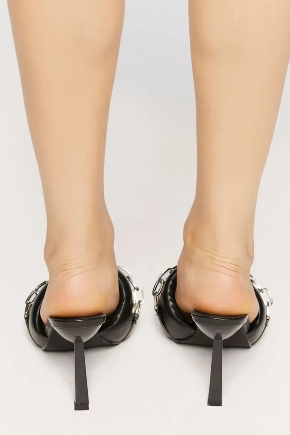 Slip-On Chain Heels