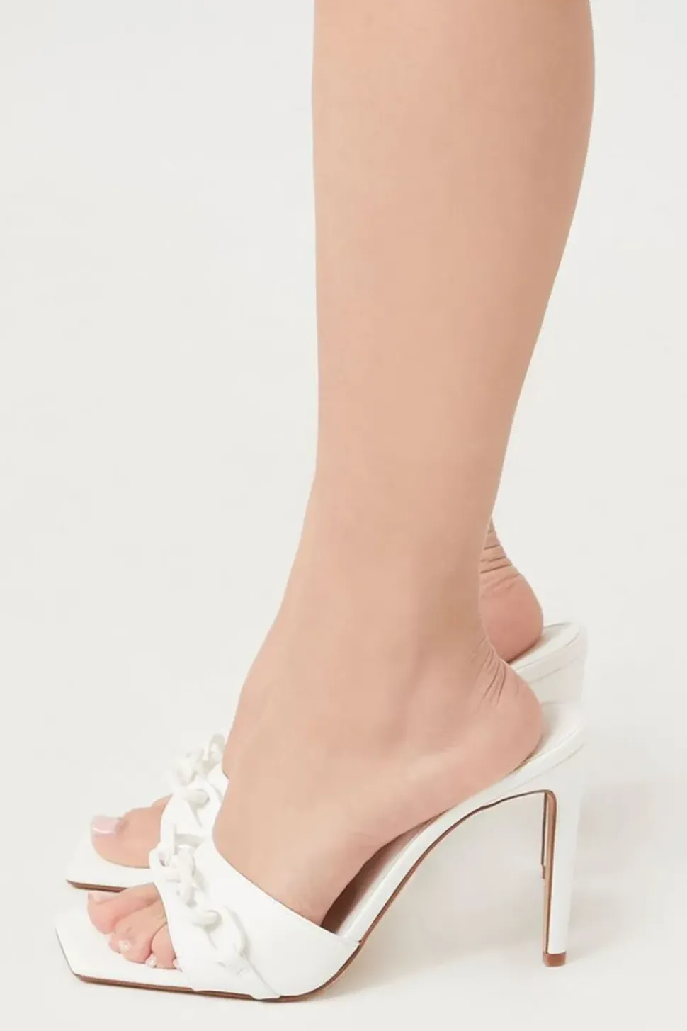 Slip-On Chain Stiletto Heels
