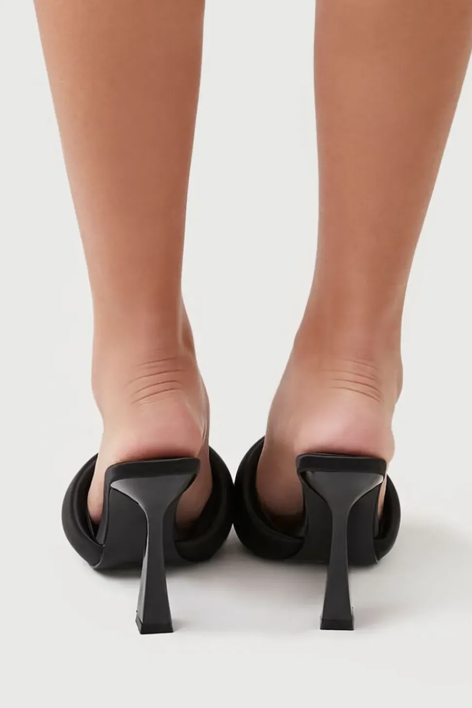 Slip-On Square-Toe Stiletto Heels