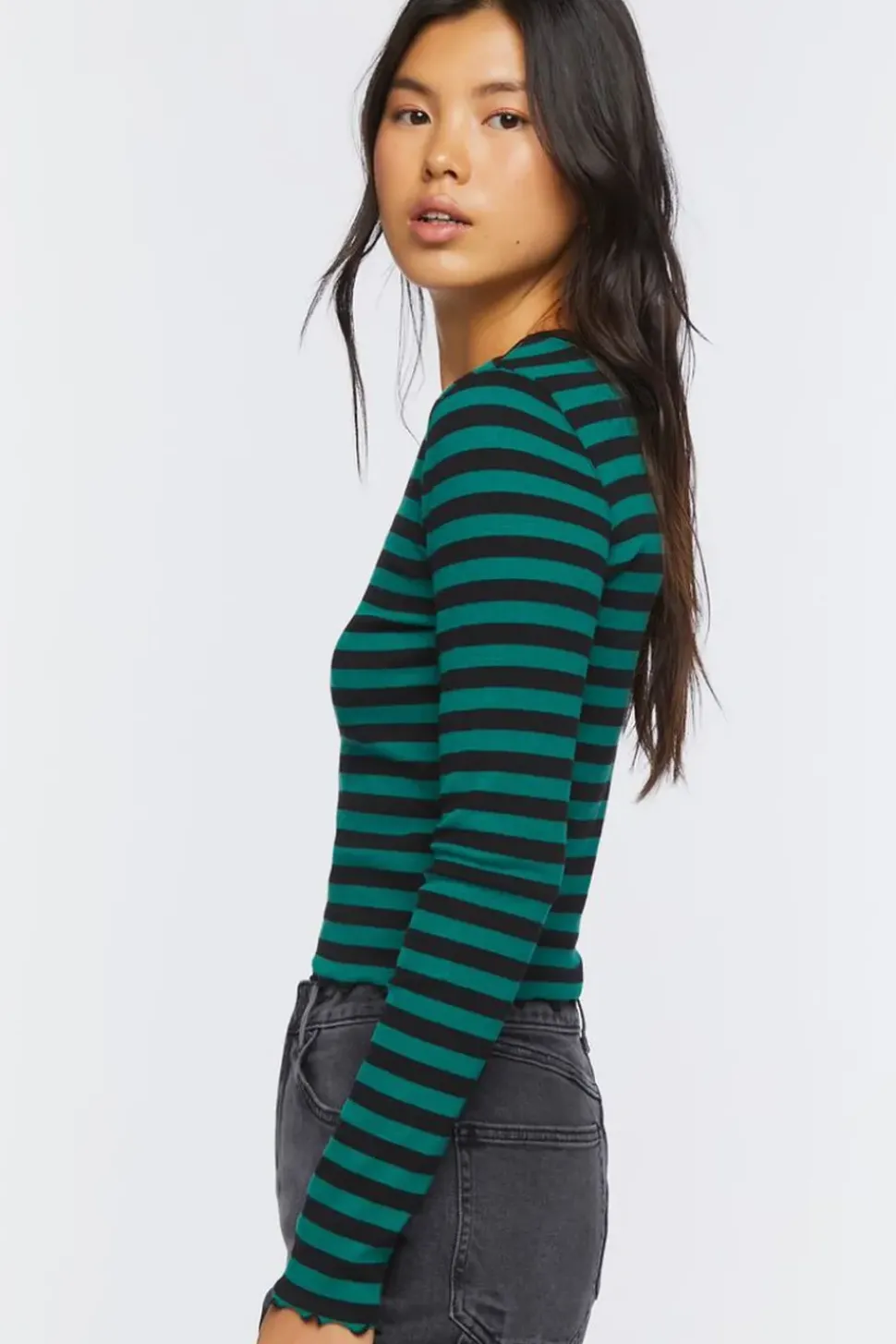 Slytherin Embroidered Graphic Top