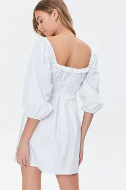 Smocked Mini Dress