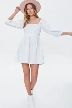 Smocked Mini Dress