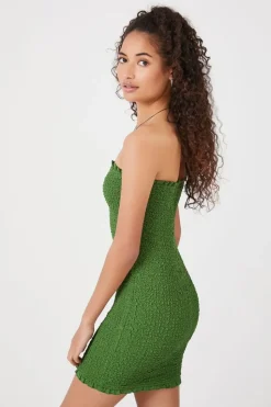 Smocked Mini Tube Dress