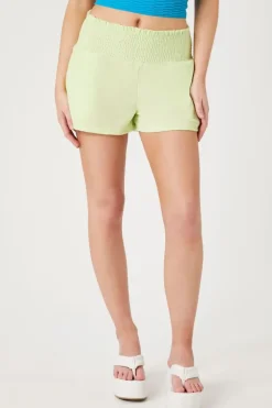 Smocked Pull-On Shorts