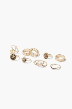 Snake Charm Ring Set