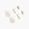 Snake & Evil Eye Charm Earring Set