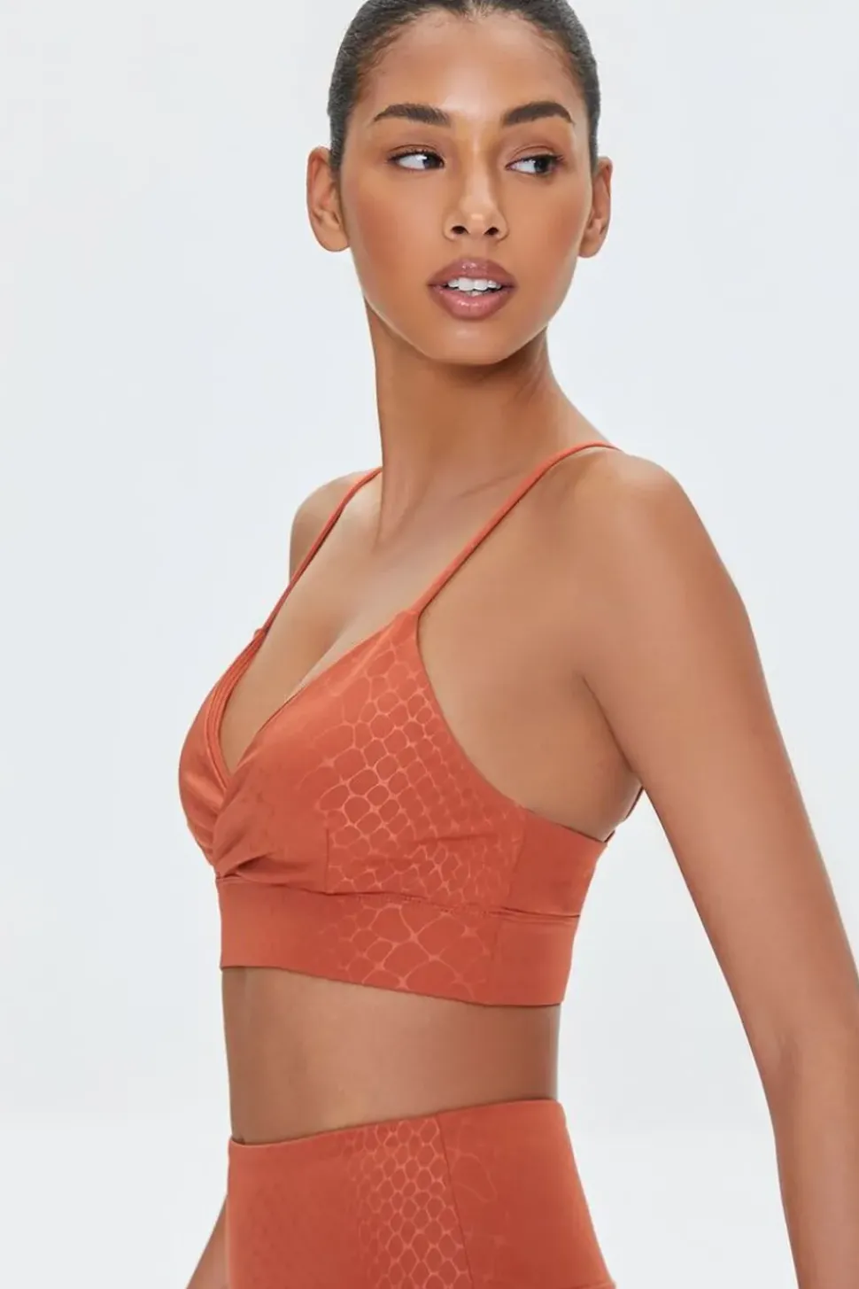Snake Print Sports Bra