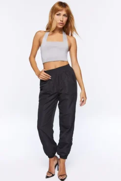 Snap-Button Joggers