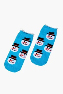 Snowman Ankle Socks