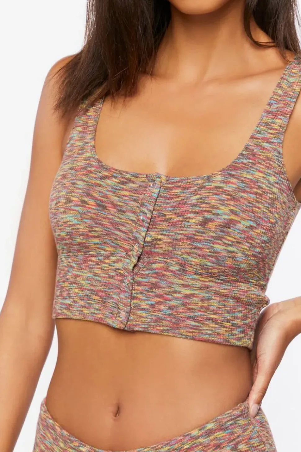 Space Dye Lounge Crop Top