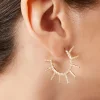Spike Hoop Earrings