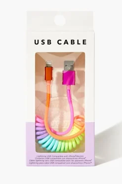 Spiral Charging Cable