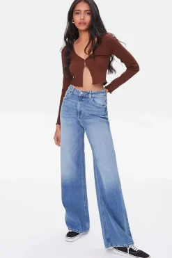Split-Front Crop Top