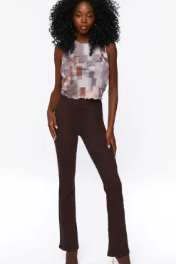 Split-Hem Bootcut Jeans