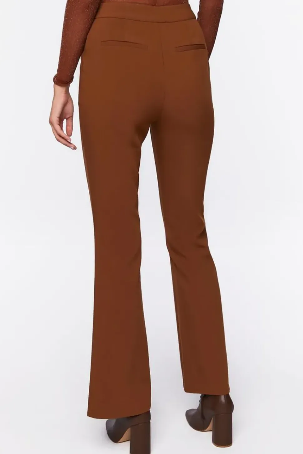 Split-Hem High-Rise Pants