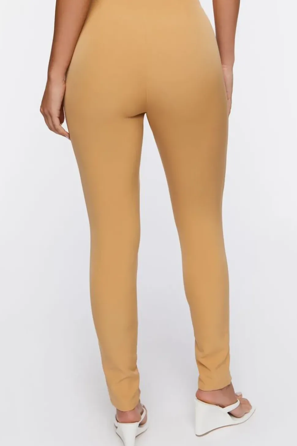 Split-Hem High-Rise Pants