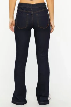 Split-Hem Slim-Fit Jeans
