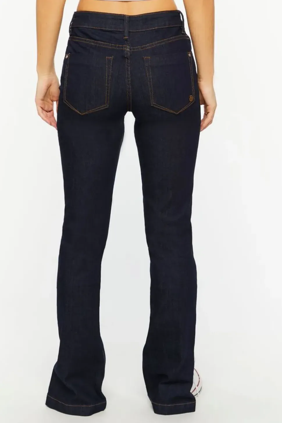 Split-Hem Slim-Fit Jeans