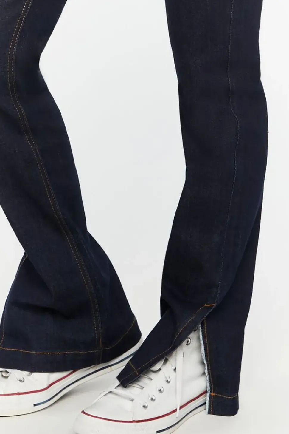 Split-Hem Slim-Fit Jeans