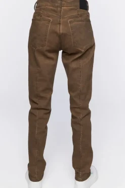 Split-Hem Slim-Fit Jeans