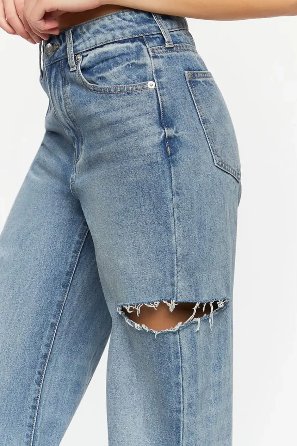 Split High-Rise 90S-Fit Jeans