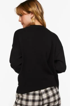 Split-Sleeve Cardigan Sweater