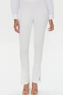 Split Slim-Fit Pants