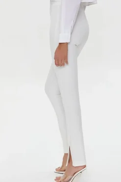 Split Slim-Fit Pants