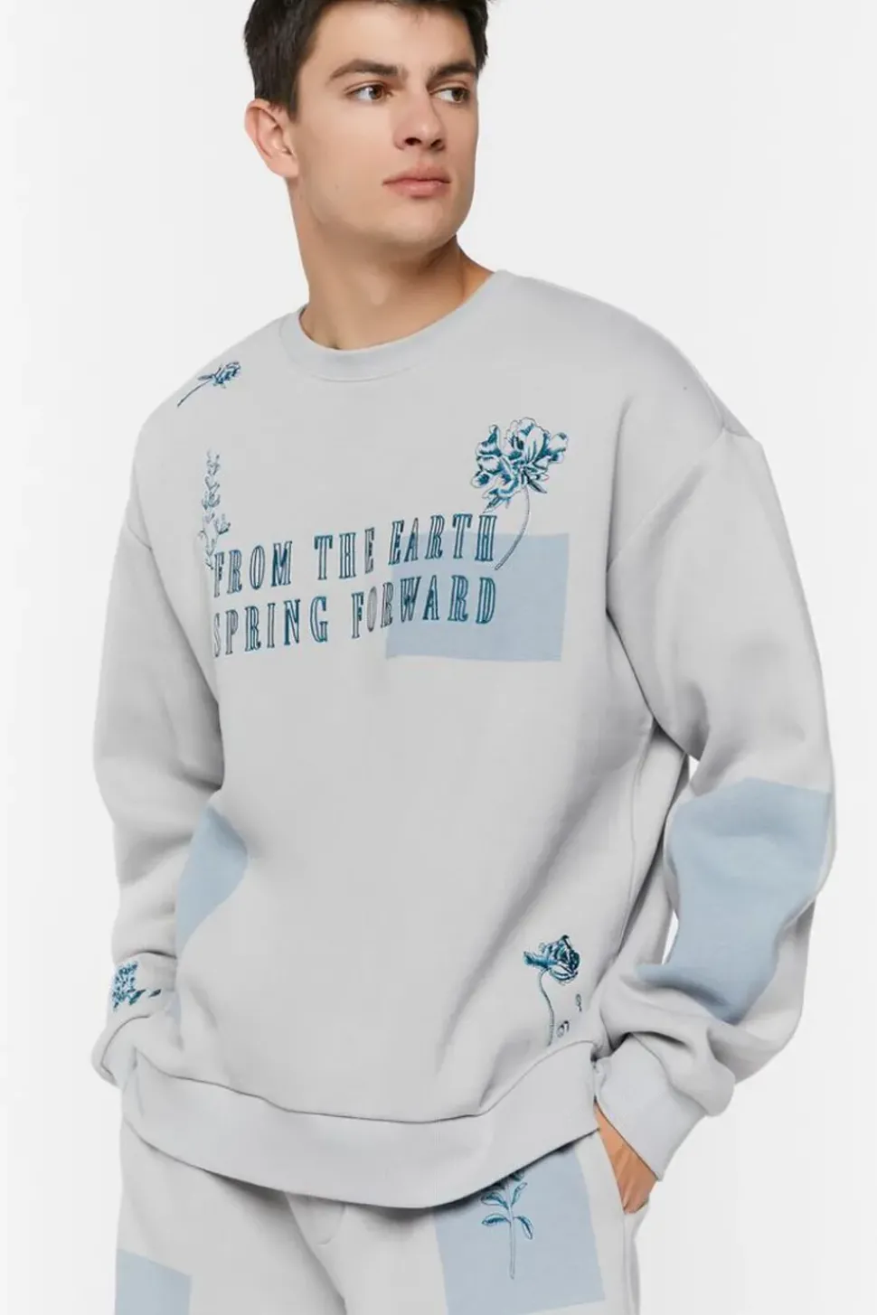 Spring Forward Graphic Pullover