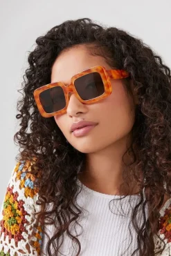 Square Tortoiseshell Sunglasses
