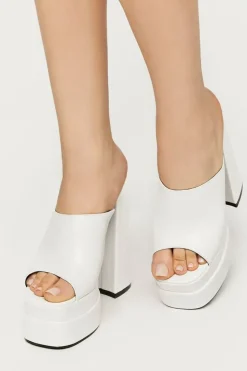 Stacked Platform High Heels