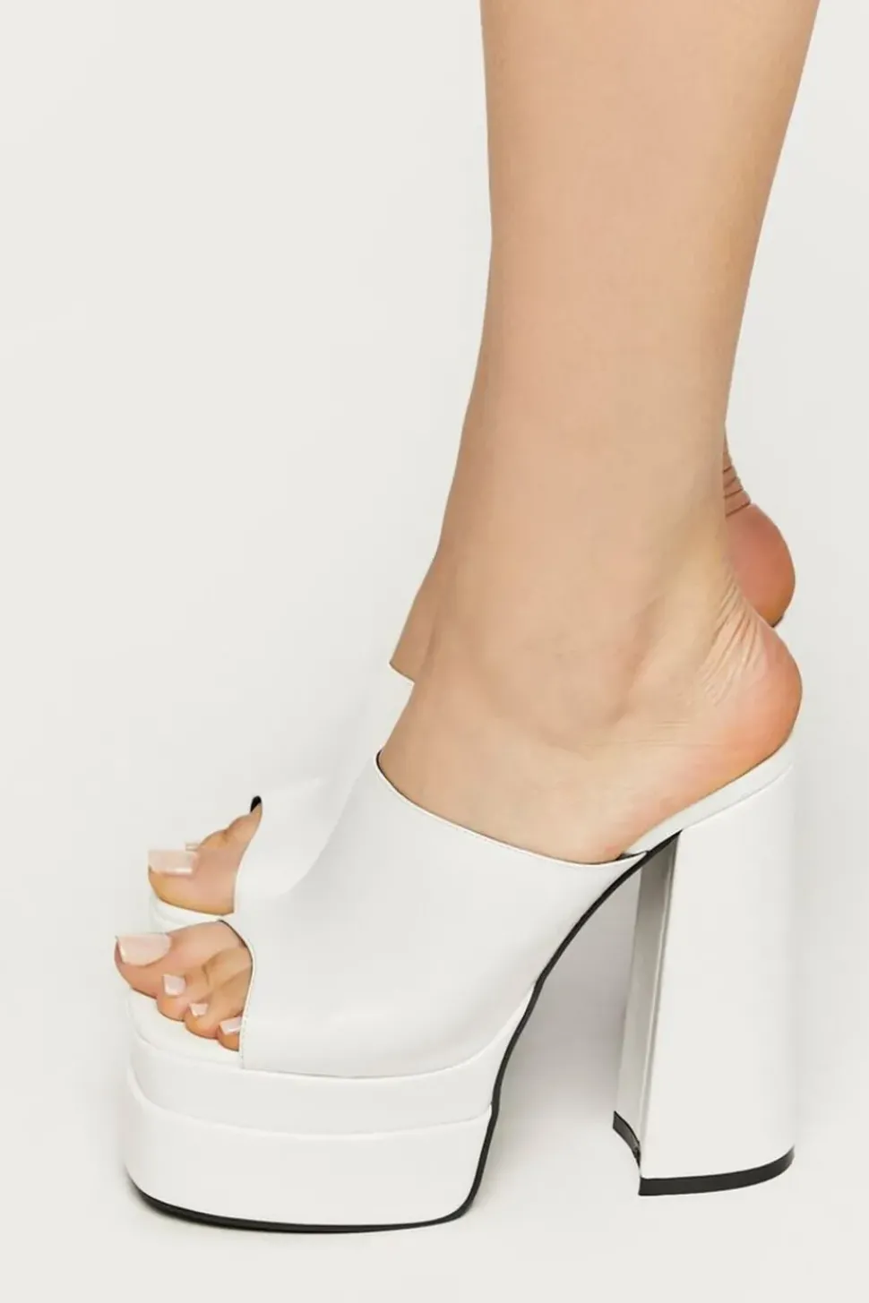 Stacked Platform High Heels