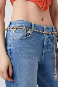 Starfish Charm Chain Belt