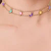 Star & Moon Layered Choker Necklace