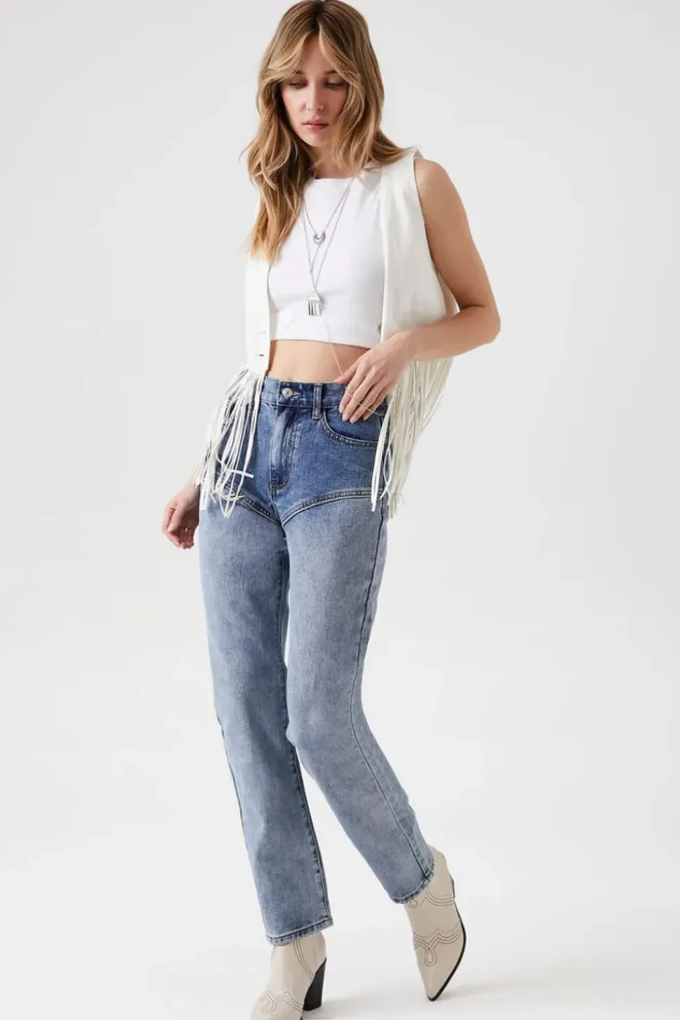 Stonewash Relaxed-Fit Jeans