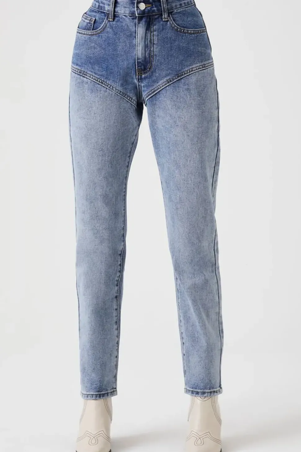 Stonewash Relaxed-Fit Jeans