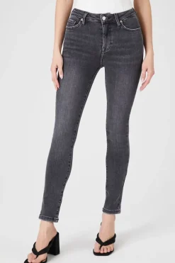 Stone Wash Skinny Jeans
