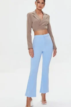 Straight-Leg High-Rise Pants