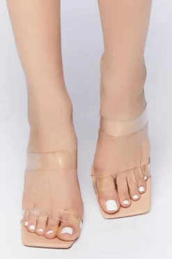 -Strap Flare Heels
