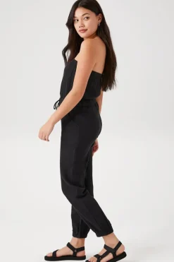 Strapless Drawstring Jumpsuit