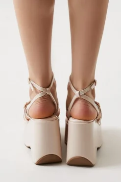 Strappy Platform Wedges