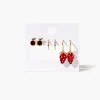 Strawberry Drop Earring Set