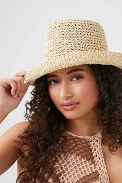 Straw Bucket Hat