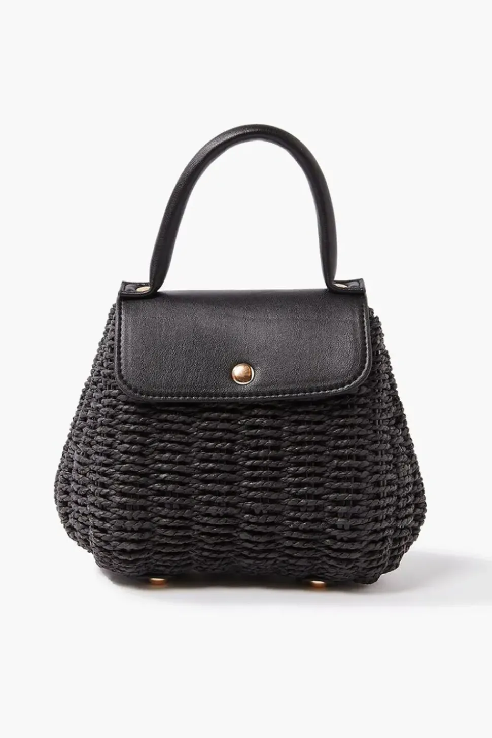 Straw Chain Crossbody Bag