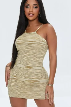 Striped Bodycon Mini Dress