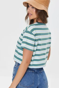 Striped Boxy Tee