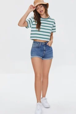 Striped Boxy Tee