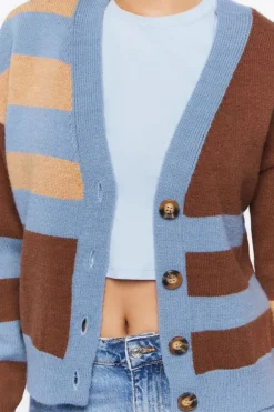 Striped Cardigan Sweater