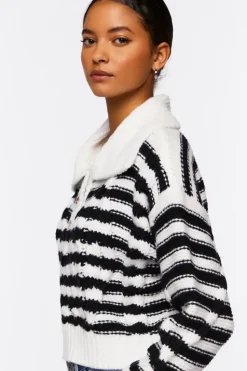 Striped Chelsea Collar Sweater